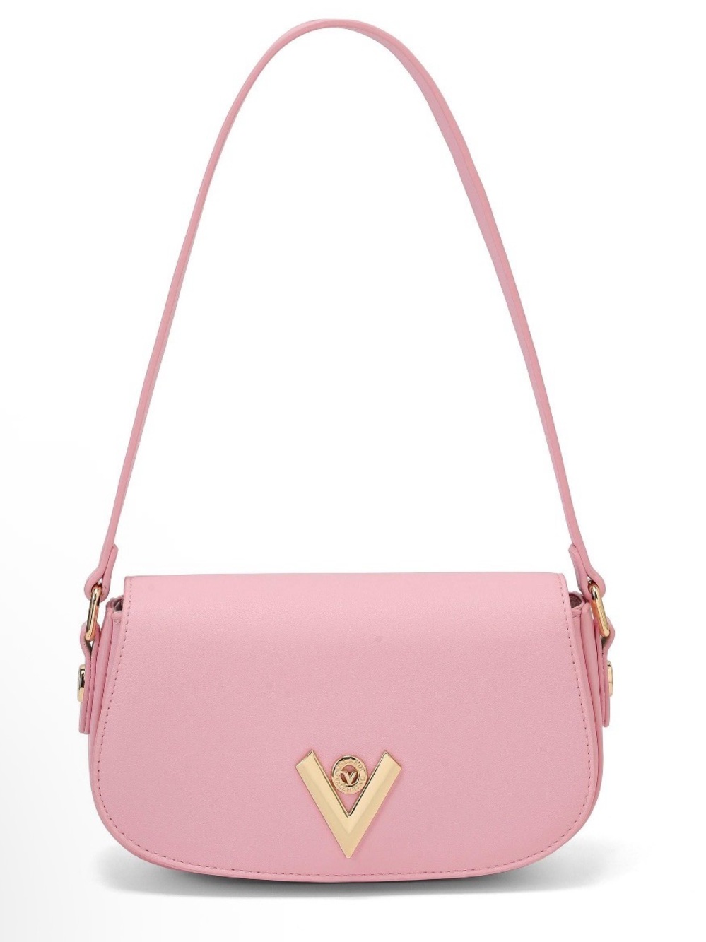 NWT Valentino Orlandi Light Pink Velora Shoulder Bag with Gold Hardware